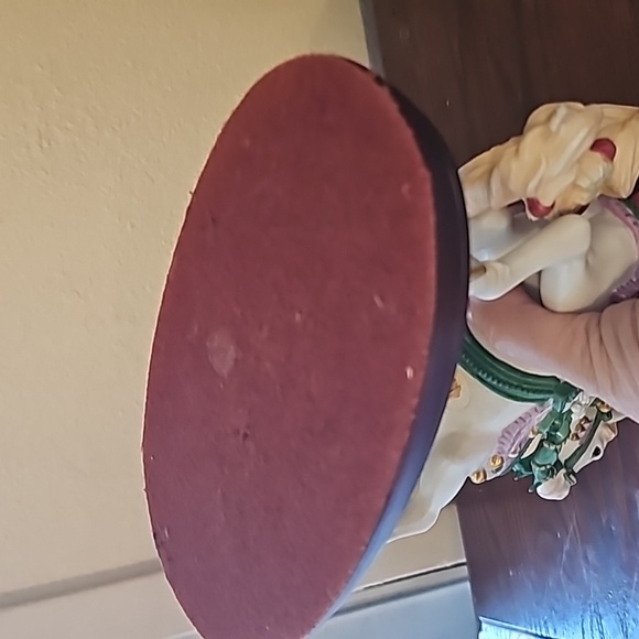 🎄1993 Carousel Horse 8.5" Porcelain 24K Gold trimmed Lenox Collections - Picture 5 of 14